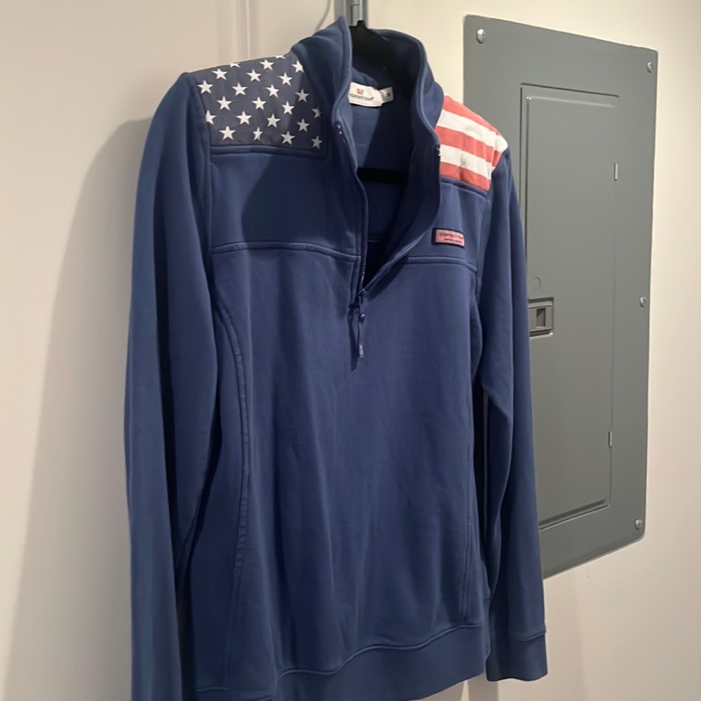 Vineyard Vines USA Quarter Zip